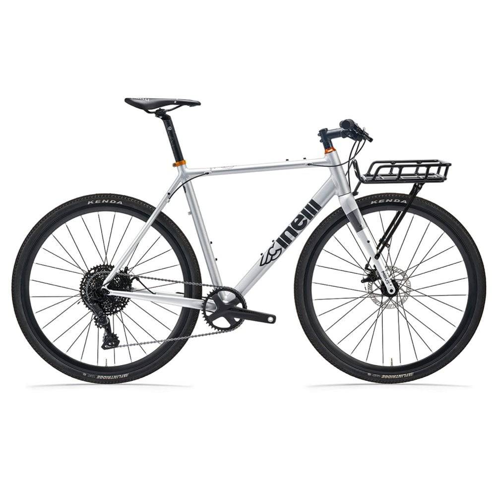 Cinelli Bootleg フロントキャリア付き Cinelli Zydeco Silver Bootleg Gravel Bike with | Swinnerton Cycles
